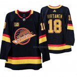 Maillot Hockey Vancouver Canucks Jake Virtanen 50 Anniversaire 90's Flying Skate Noir