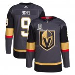 Maillot Hockey Vegas Golden Knights Jack Eichel 2023 Stanley Cup Champions Authentique Alterner Gris