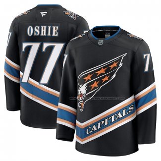 Maillot Hockey Washington Capitals Tj Oshie Alterner 50th Anniversary Premier Breakaway Noir