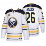 Maillot Hockey Buffalo Sabres Matt Moulson 2018 New Season Team Road Blanc