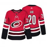 Maillot Hockey Femme Carolina Hurricanes Sebastian Aho Authentique Joueur Rouge