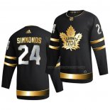 Maillot Hockey Golden Edition Toronto Maple Leafs Wayne Simmonds Limited Authentique 2020-21 Noir