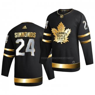 Maillot Hockey Golden Edition Toronto Maple Leafs Wayne Simmonds Limited Authentique 2020-21 Noir