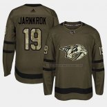 Maillot Hockey Nashville Predators Calle Jarnkrok 2018 Salute To Service Vert Militar