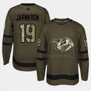 Maillot Hockey Nashville Predators Calle Jarnkrok 2018 Salute To Service Vert Militar