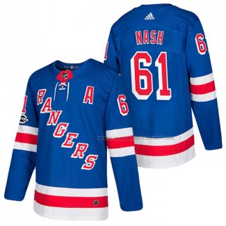 Maillot Hockey New York Rangers Rick Nash Authentique Domicile 2018 Bleu
