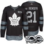 Maillot Hockey Toronto Maple Leafs James Van Riemsdyk 1917-2017 100th Anniversaire Noir