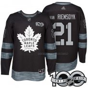 Maillot Hockey Toronto Maple Leafs James Van Riemsdyk 1917-2017 100th Anniversaire Noir