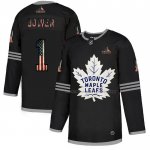 Maillot Hockey Toronto Maple Leafs Johnny Bower 2020 USA Flag Noir