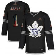 Maillot Hockey Toronto Maple Leafs Johnny Bower 2020 USA Flag Noir