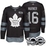 Maillot Hockey Toronto Maple Leafs Mitchell Marner 1917-2017 100th Anniversaire Noir