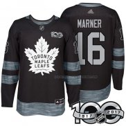 Maillot Hockey Toronto Maple Leafs Mitchell Marner 1917-2017 100th Anniversaire Noir
