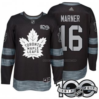 Maillot Hockey Toronto Maple Leafs Mitchell Marner 1917-2017 100th Anniversaire Noir