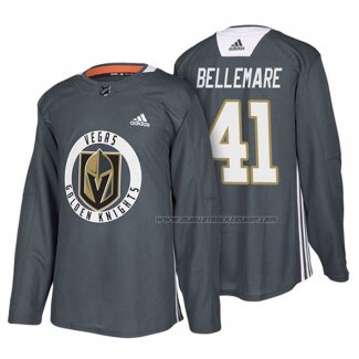 Maillot Hockey Vegas Golden Knights Pierre Edouard Bellemare New Season Practice Gris