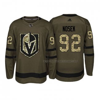 Maillot Hockey Vegas Golden Knights Tomas Nosek 2018 Salute To Service Vert Militar