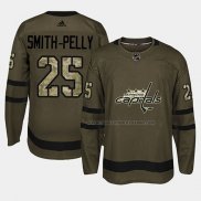 Maillot Hockey Washington Capitals Devante Smith Pelly 2018 Salute To Service Vert Militar