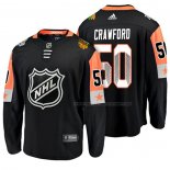 Maillot Hockey 2018 All Star Chicago Blackhawks Corey Crawford Noir