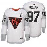 Maillot Hockey America del Norte Connor Mcdavid Premier 2016 World Cup Blanc
