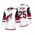 Maillot Hockey Arizona Coyotes Nick Cousins 2018 Season Centennial Patch Team Road Blanc