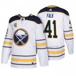 Maillot Hockey Buffalo Sabres Justin Falk 2018 New Season Team Road Blanc