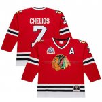 Maillot Hockey Chicago Blackhawks Chris Chelios Mitchell & Ness 1991-92 Rouge