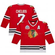 Maillot Hockey Chicago Blackhawks Chris Chelios Mitchell & Ness 1991-92 Rouge