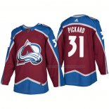 Maillot Hockey Colorado Avalanche Calvin Pickard Domicile Premier 2017-2018 Rouge