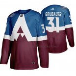 Maillot Hockey Colorado Avalanche Philipp Grubauer 2020 Stadium Series Bleu