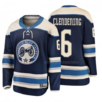Maillot Hockey Enfant Columbus Blue Jackets Adam Clendening 2019 Alterner Breakaway Bleu