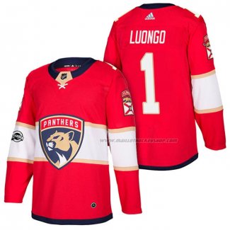 Maillot Hockey Florida Panthers Roberto Luongo Authentique Domicile 2018 Rouge