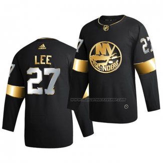 Maillot Hockey Golden Edition New York Islanders Anders Lee Limited Authentique 2020-21 Noir