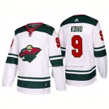 Maillot Hockey Minnesota Wild Mikko Koivu Exterieur 2017-2018 Blanc