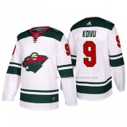 Maillot Hockey Minnesota Wild Mikko Koivu Exterieur 2017-2018 Blanc