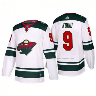 Maillot Hockey Minnesota Wild Mikko Koivu Exterieur 2017-2018 Blanc