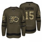 Maillot Hockey Philadelphia Flyers Jori Lehtera Salute To Service Vert Militar