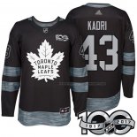 Maillot Hockey Toronto Maple Leafs Nazem Kadri 1917-2017 100th Anniversaire Noir
