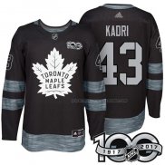 Maillot Hockey Toronto Maple Leafs Nazem Kadri 1917-2017 100th Anniversaire Noir