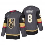 Maillot Hockey Vegas Golden Knights Griffin Reinhart Bound Patch 2018 Stanley Cup Final Gris