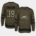 Maillot Hockey Washington Capitals Alex Chiasson 2018 Salute To Service Vert Militar