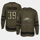 Maillot Hockey Washington Capitals Alex Chiasson 2018 Salute To Service Vert Militar