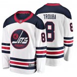 Maillot Hockey Winnipeg Jets Jacob Trouba Heritage Breakaway Blanc
