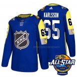 Maillot Hockey 2018 All Star Ottawa Senators Erik Karlsson Authentique Bleu