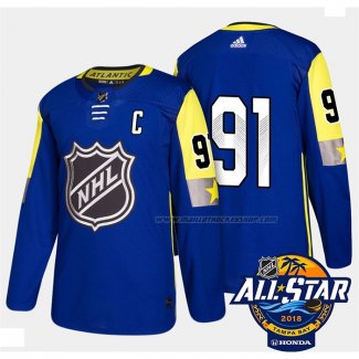 Maillot Hockey 2018 All Star Tampa Bay Lightning Steven Stamkos Authentique Bleu