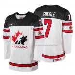 Maillot Hockey Canada Jordan Eberle 2018 Iihf World Championship Joueur Blanc