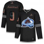 Maillot Hockey Colorado Avalanche Lanny Mcdonald 2020 USA Flag Noir