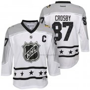 Maillot Hockey Enfant 2017 All Star Pittsburgh Penguins Sidney Crosby Blanc