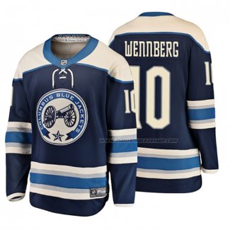 Maillot Hockey Enfant Columbus Blue Jackets Alexander Wennberg 2019 Alterner Breakaway Bleu