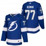 Maillot Hockey Enfant Tampa Bay Lightning Victor Hedman 2018 Authentique Domicile Bleu