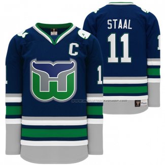 Maillot Hockey Hartford Whalers Jordan Staal Heritage Night Throwback Bleu