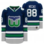 Maillot Hockey Hartford Whalers Martin Necas Heritage Night Throwback Bleu